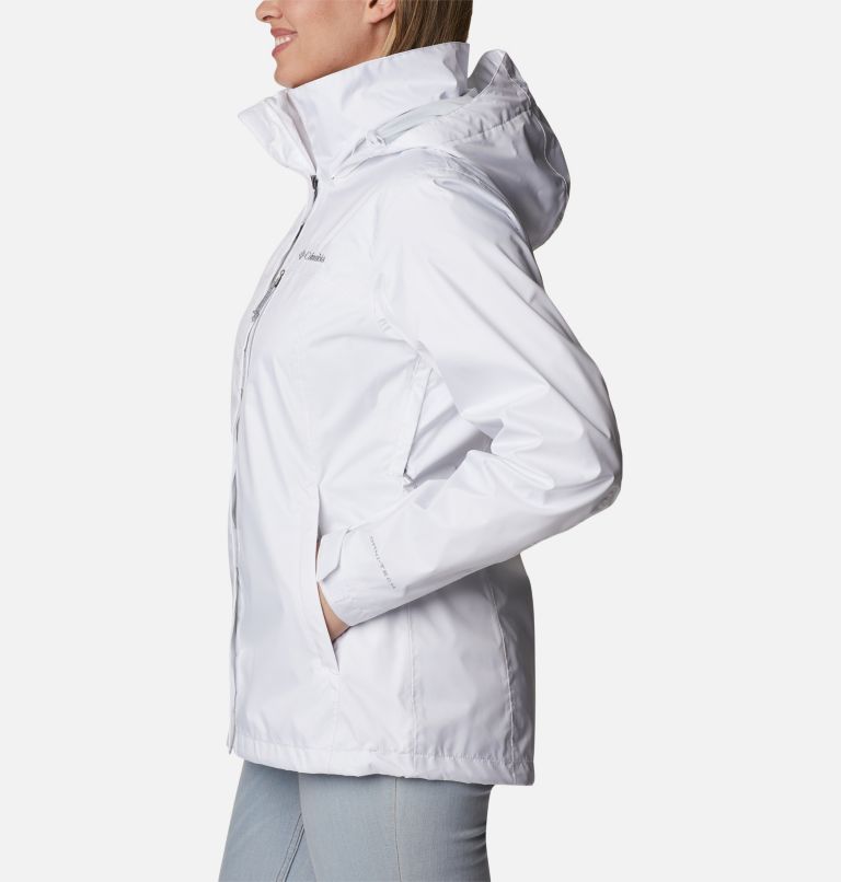 White store rain jacket