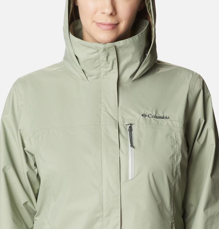 Women's Pouration Rain Jacket, Color: Safari, image 4