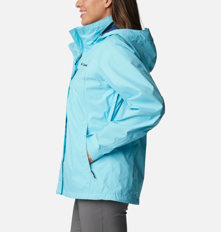 Columbia women's pouration on sale waterproof rain jacket