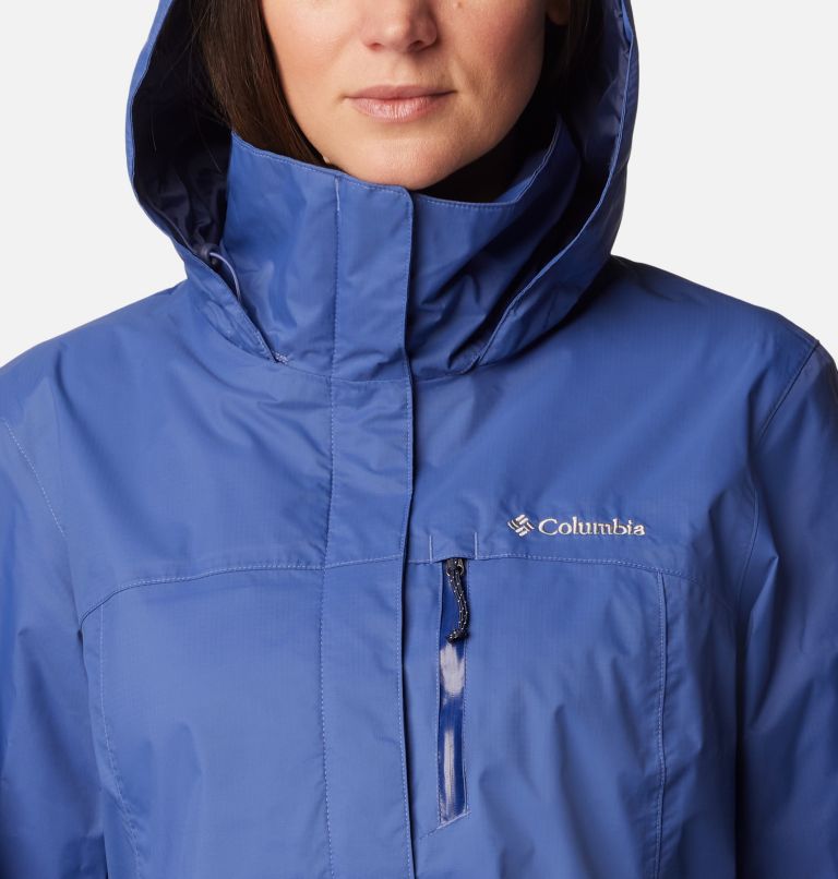 Columbia women's pouration hot sale waterproof rain jacket