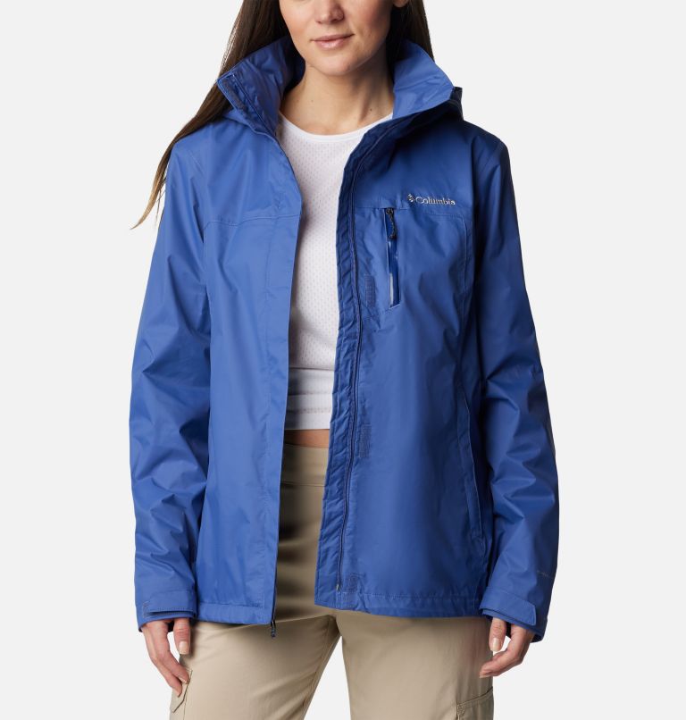 Columbia women's pouration waterproof rain outlet jacket