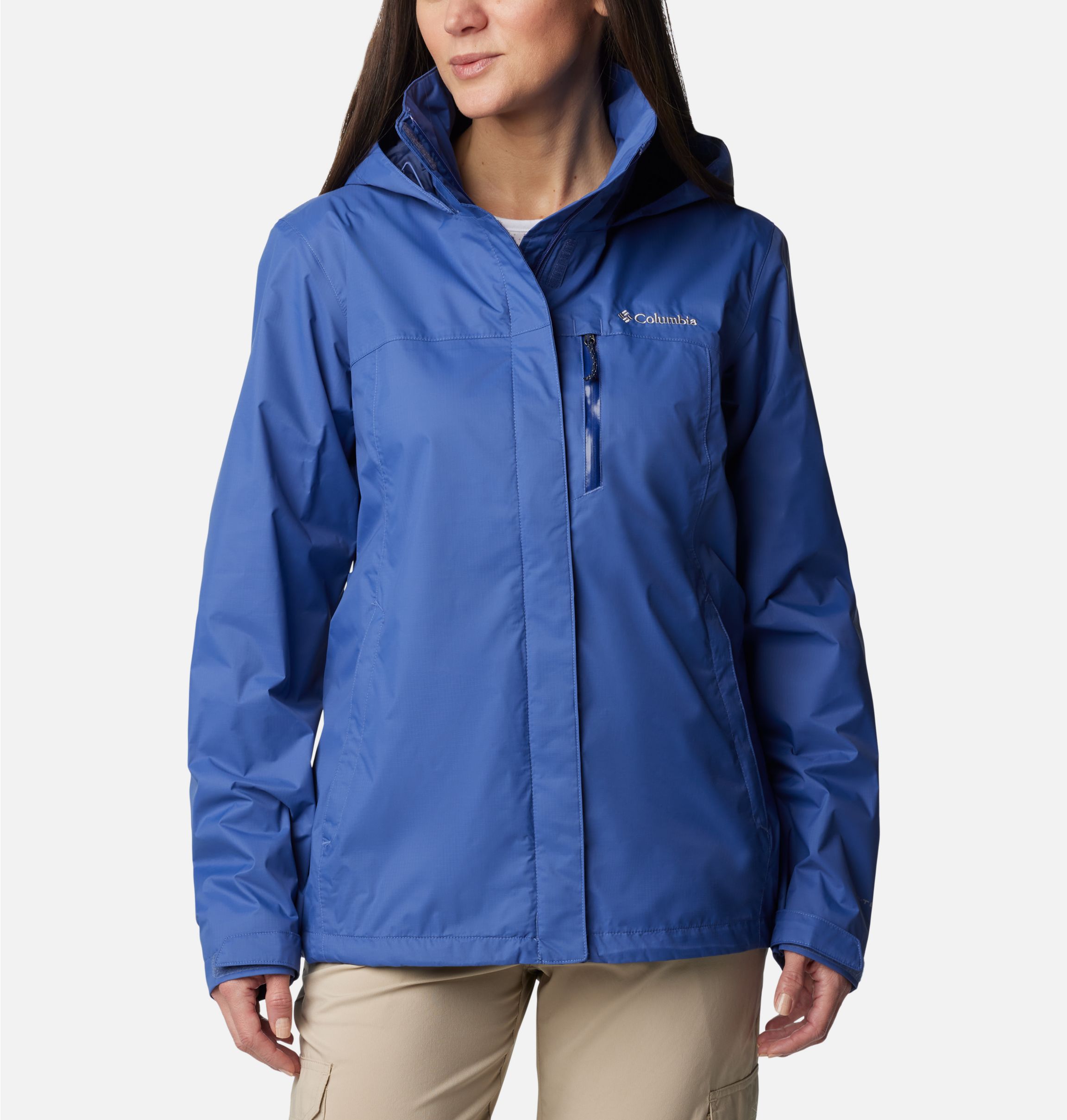 Columbia women's pouration outlet waterproof rain jacket