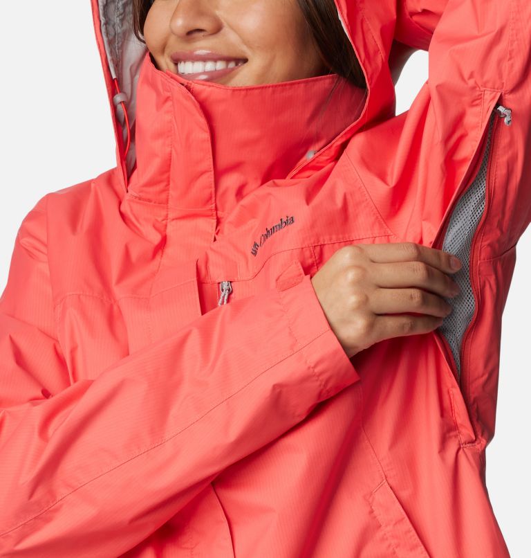 Columbia women's pouration sales waterproof rain jacket