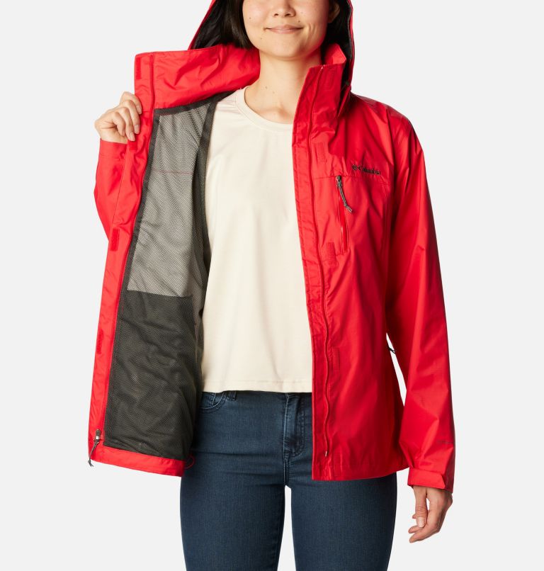 Columbia women's pouration waterproof rain outlet jacket