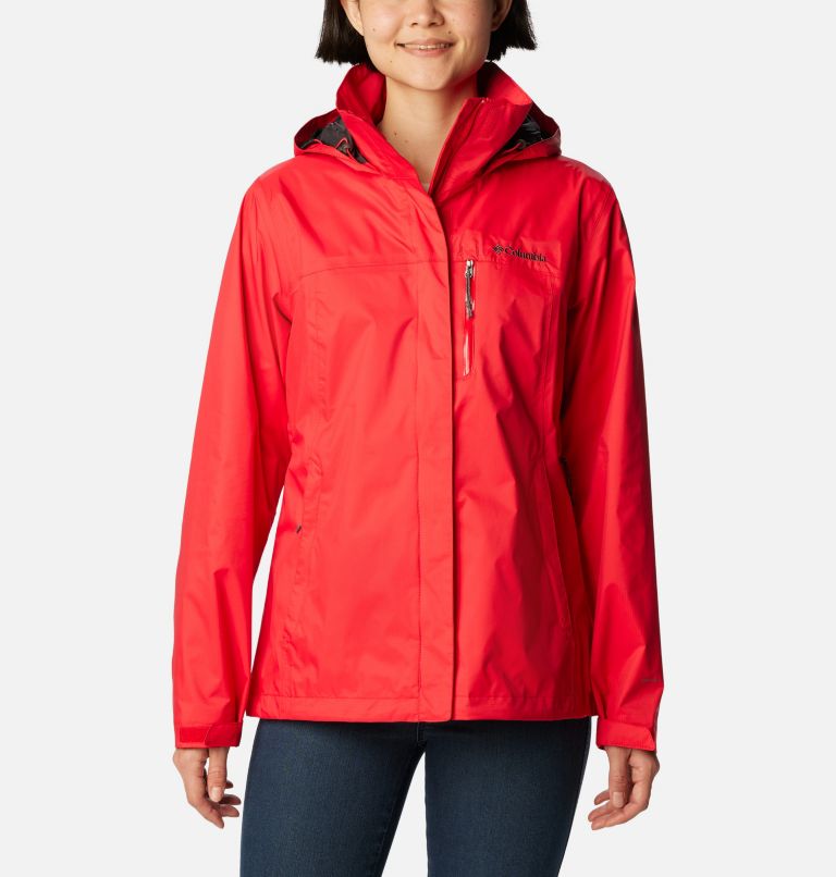 Columbia women's pouration waterproof rain sale jacket