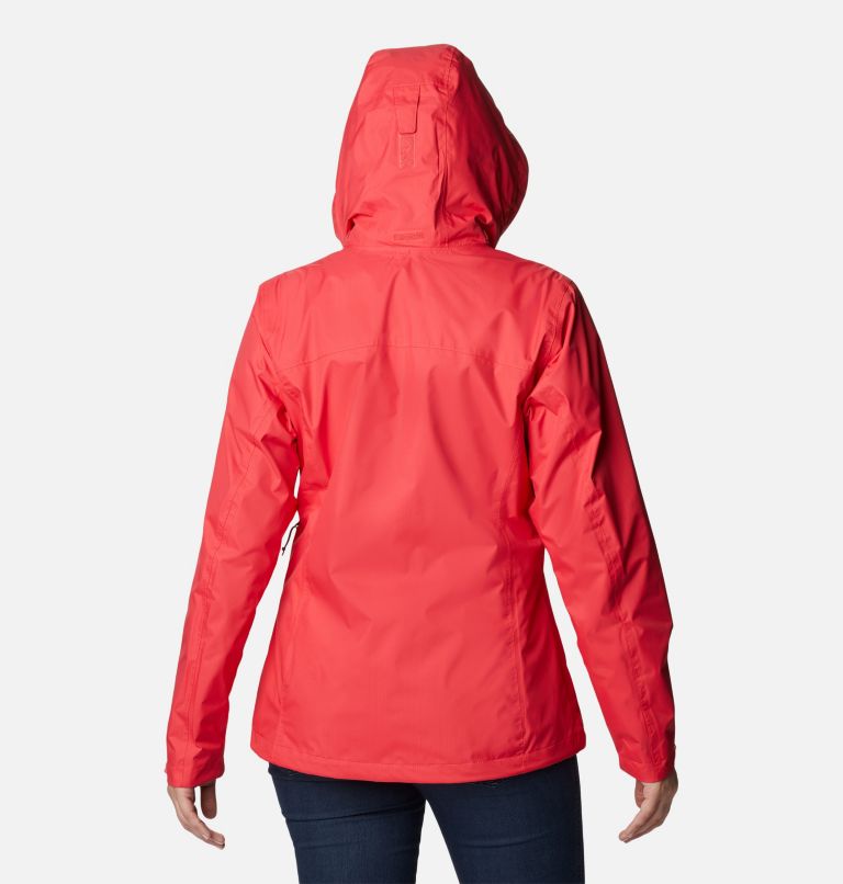 Women's Pouration Jacket, Color: Red Hibiscus