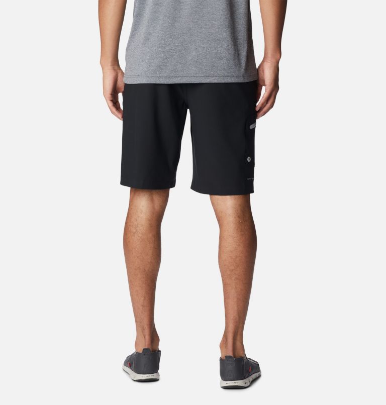 Men's PFG Terminal Tackle Shorts, Color: Black, Cool Grey, image 2