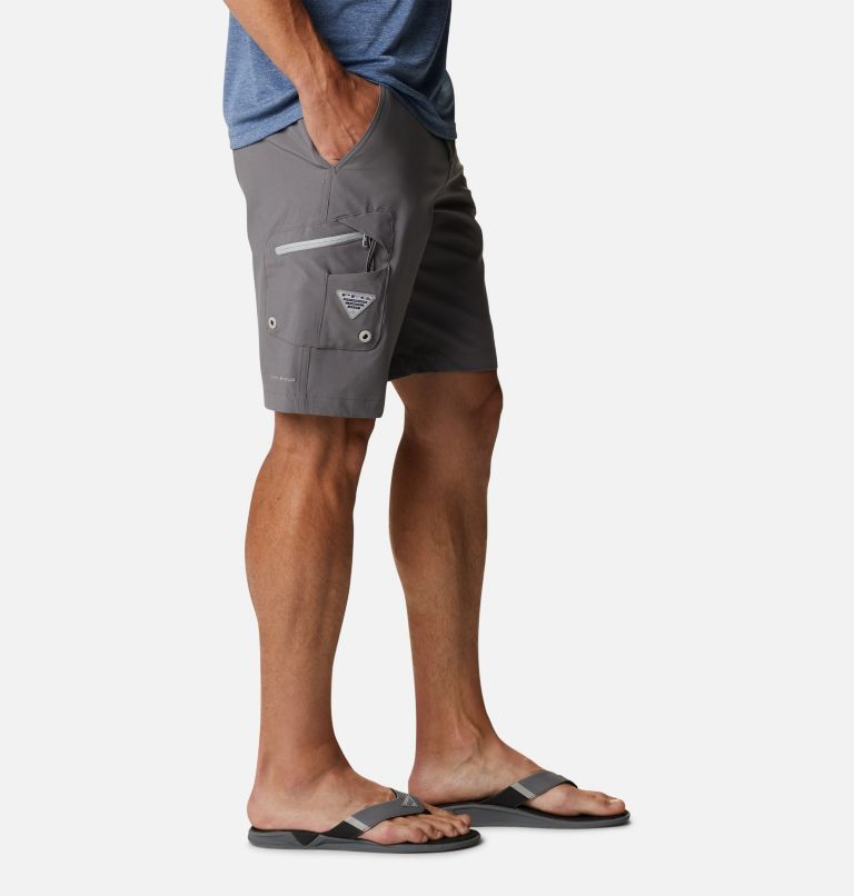 Thumbnail: Men's PFG Terminal Tackle Shorts, Color: City Grey, Cool Grey, image 3