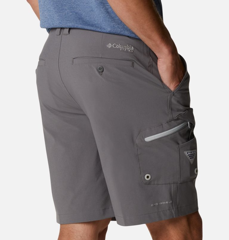 Thumbnail: Men's PFG Terminal Tackle Shorts, Color: City Grey, Cool Grey, image 5