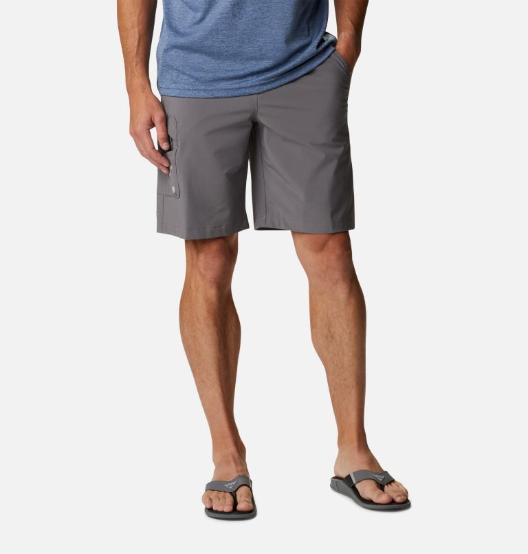 Men's PFG Terminal Tackle Shorts, Color: City Grey, Cool Grey