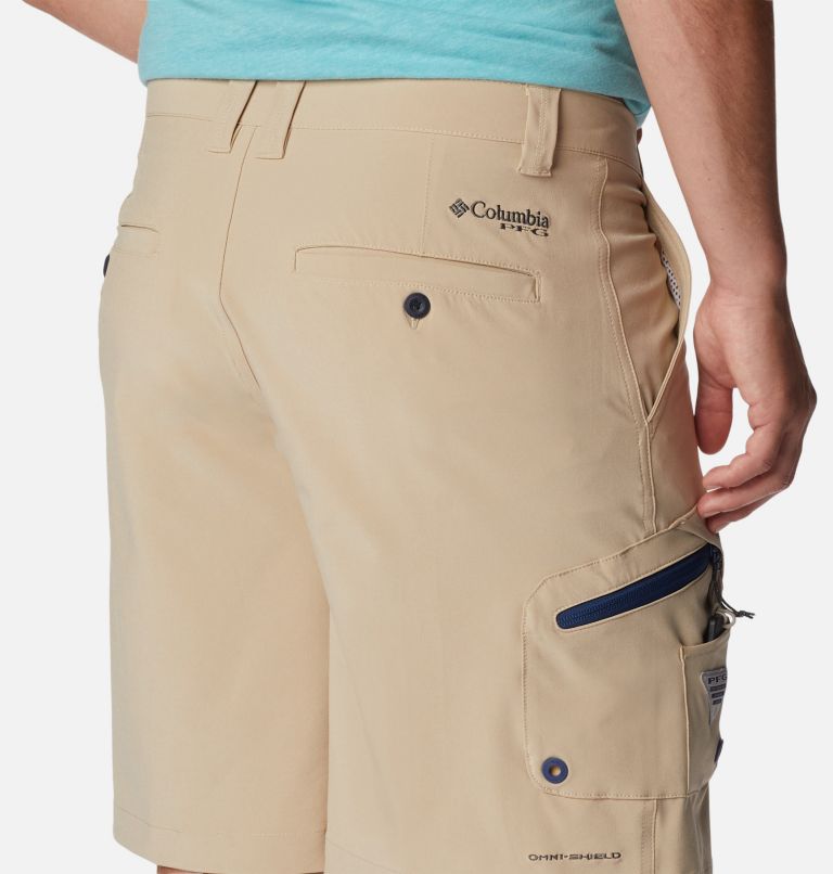 Men's PFG Terminal Tackle Shorts, Color: Ancient Fossil, Carbon, image 5