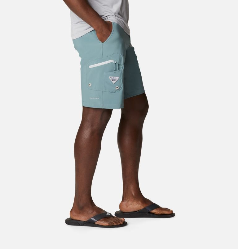 Thumbnail: Men's PFG Terminal Tackle Shorts, Color: Metal, Cool Grey, image 3