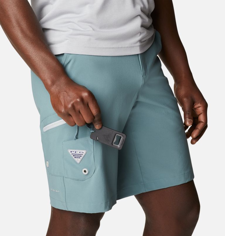 Men's PFG Terminal Tackle Shorts, Color: Metal, Cool Grey, image 6