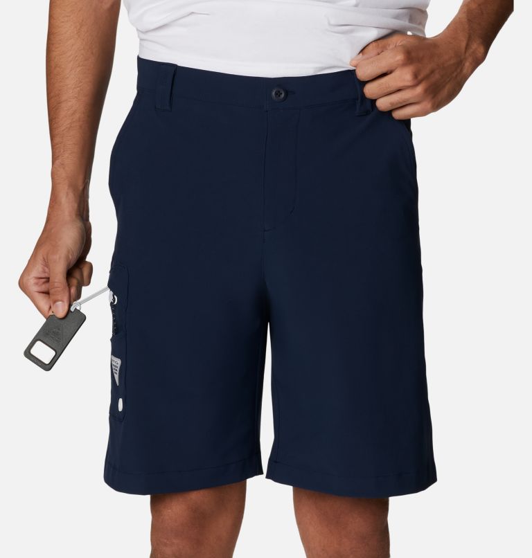 Thumbnail: Men's PFG Terminal Tackle Shorts, Color: Collegiate Navy, White, image 4