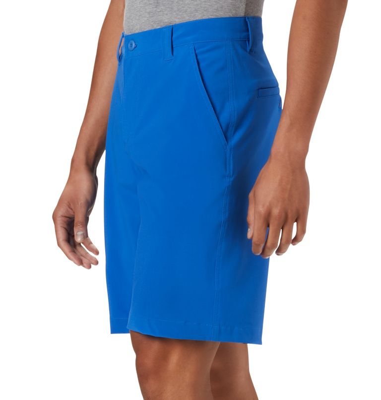 Thumbnail: Men's PFG Terminal Tackle Shorts, Color: Vivid Blue, Bright Nectar, image 4