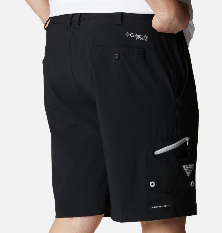 Columbia Men's PFG Terminal Tackle Shorts, 46, Black/Cool Grey
