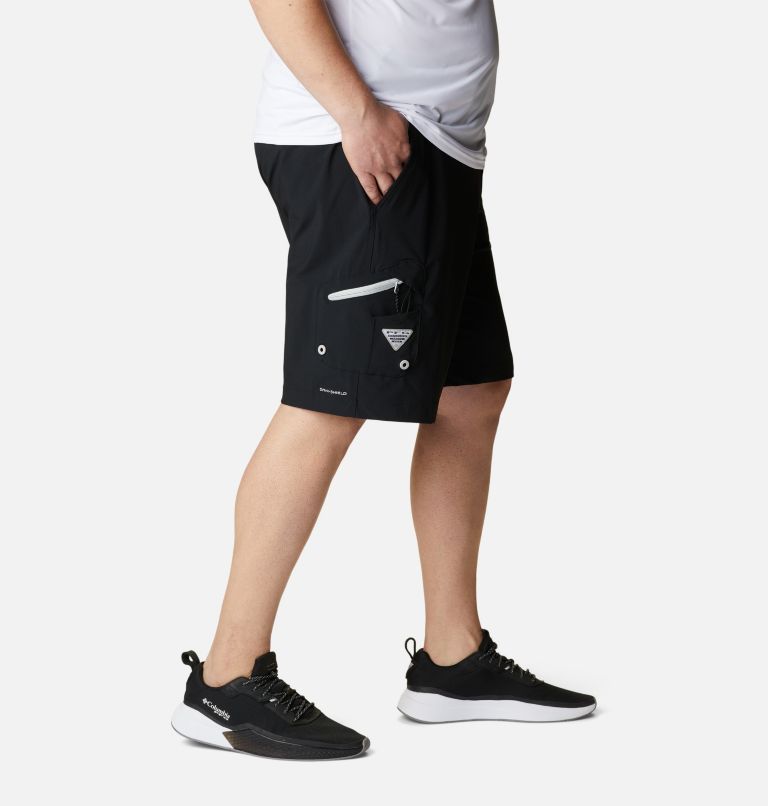 Thumbnail: Men's PFG Terminal Tackle Shorts - Big, Color: Black, Cool Grey, image 6