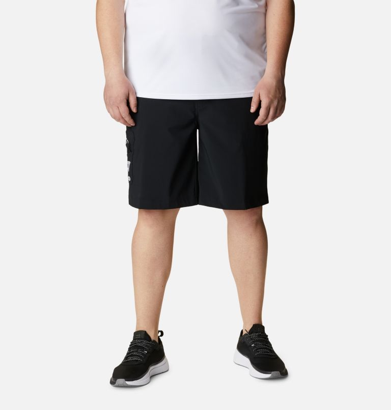 Men's PFG Terminal Tackle Shorts - Big, Color: Black, Cool Grey, image 1