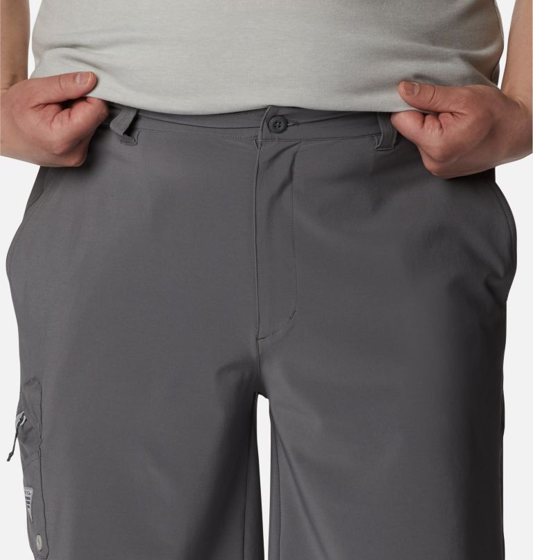 Thumbnail: Men's PFG Terminal Tackle Shorts - Big, Color: City Grey, Cool Grey, image 4