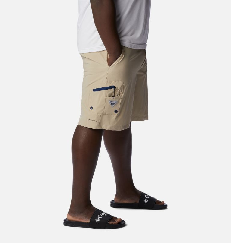 Thumbnail: Men's PFG Terminal Tackle Shorts - Big, Color: Ancient Fossil, Carbon, image 6