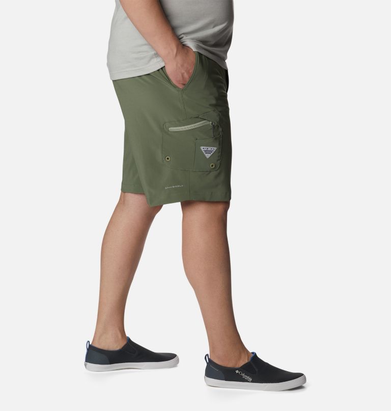 Thumbnail: Men's PFG Terminal Tackle Shorts - Big, Color: Cypress, Safari, image 6