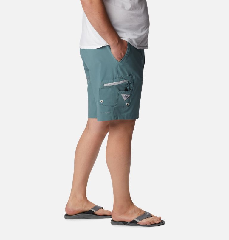 Thumbnail: Men's PFG Terminal Tackle Shorts - Big, Color: Metal, Cool Grey, image 6