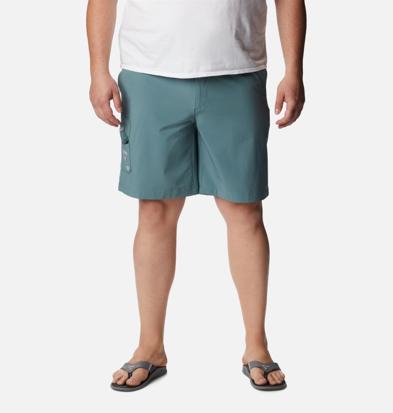 Thumbnail: Men's PFG Terminal Tackle Shorts - Big, Color: Metal, Cool Grey, image 1