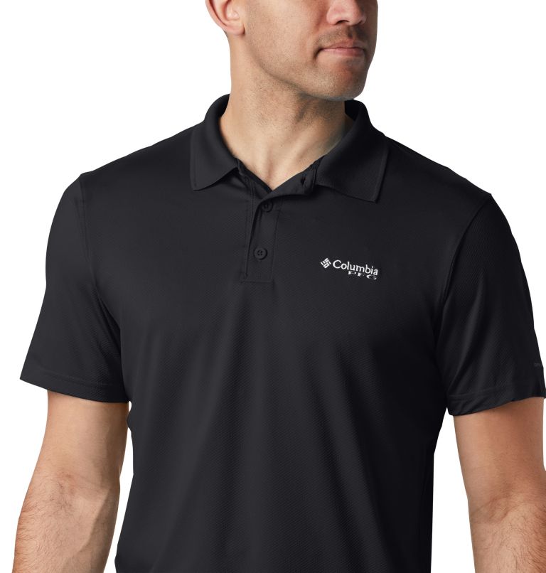 Men's Low Drag Offshore Polo, Color: Black, image 4