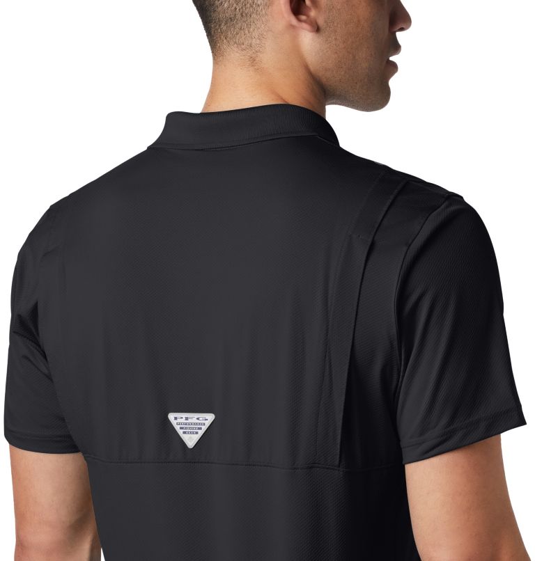 Men's Low Drag Offshore Polo, Color: Black, image 5