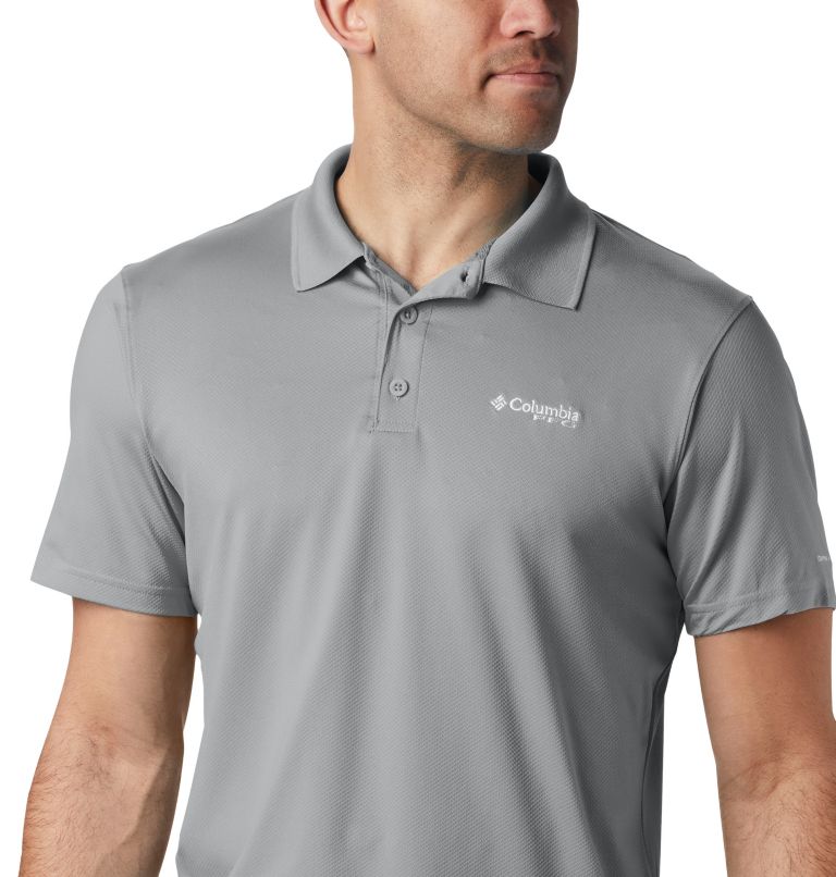 Men's Low Drag Offshore Polo, Color: Cool Grey, image 4