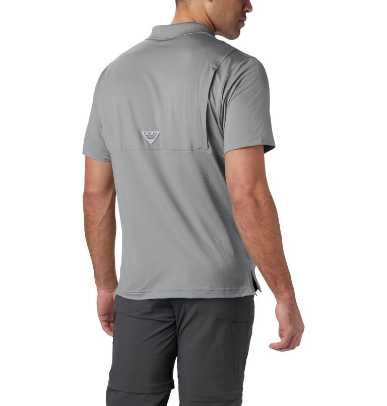 Men's Low Drag Offshore Polo, Color: Cool Grey, image 2