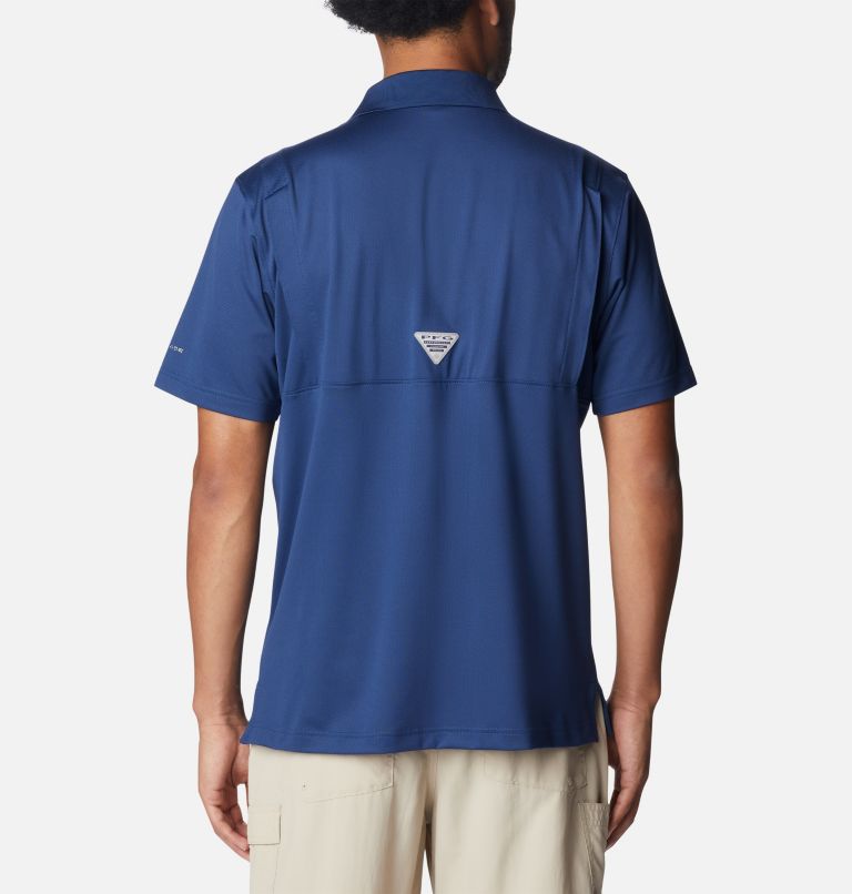 Men's Low Drag Offshore Polo, Color: Carbon, image 2