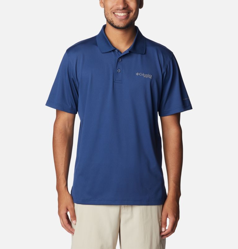 Men's Low Drag Offshore Polo, Color: Carbon, image 1