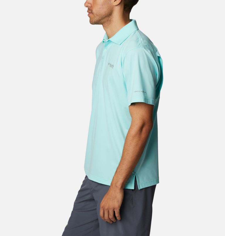 Men's Low Drag Offshore Polo, Color: Gulf Stream, image 3