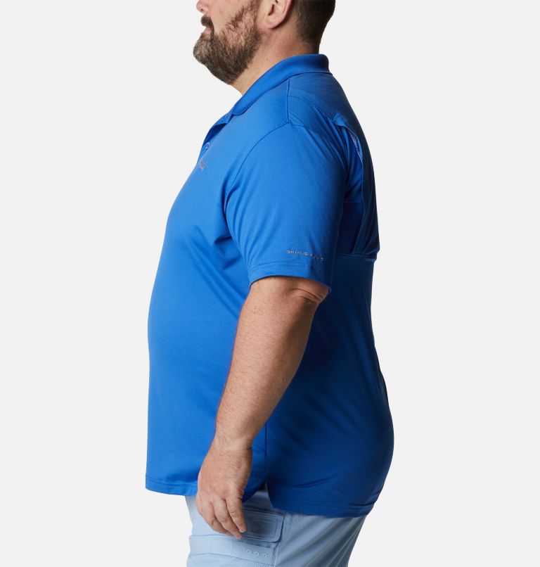Men's Low Drag Offshore Polo - Big, Color: Vivid Blue, image 3