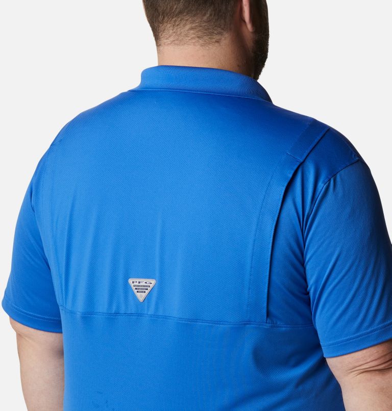 Men's Low Drag Offshore Polo - Big, Color: Vivid Blue, image 5
