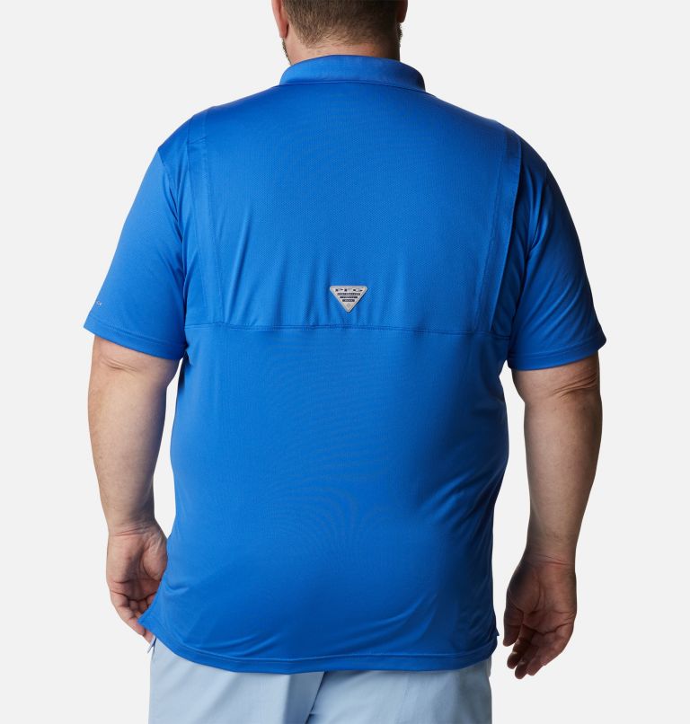 Men's Low Drag Offshore Polo - Big, Color: Vivid Blue, image 2