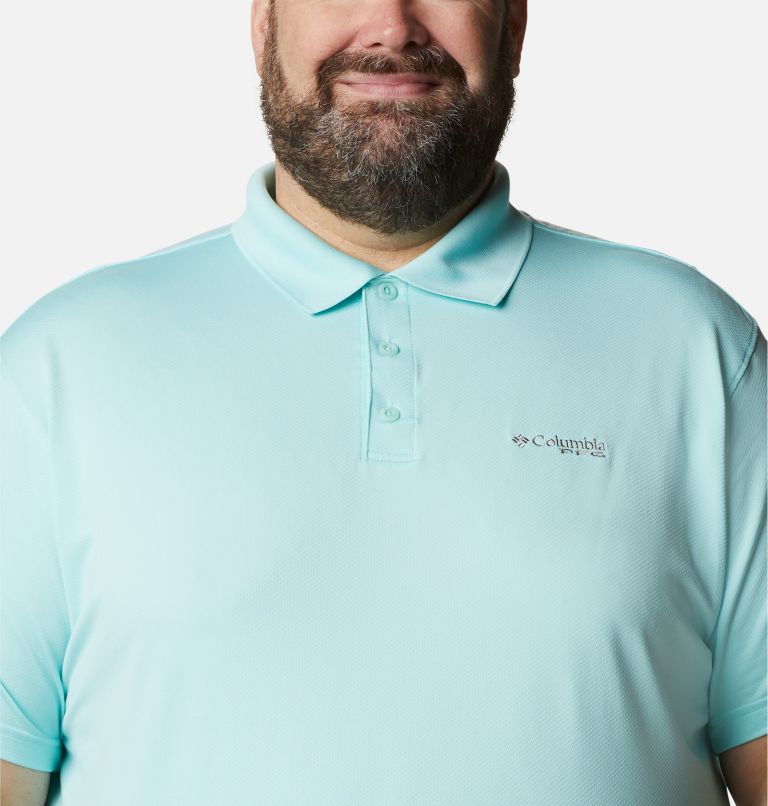 Men's Low Drag Offshore Polo - Big, Color: Gulf Stream, image 4