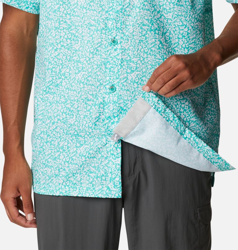 Columbia Men's PFG Super Slack Tide Fishing Shirt – UPF 40, Short Sleeve, Vented