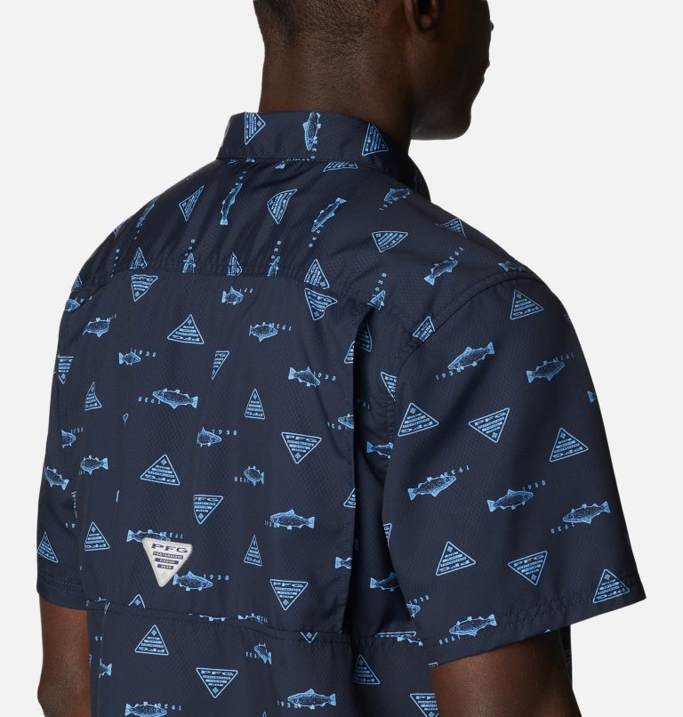 Chemise PFG Super Slack Tide Camp Homme, Color: Collegiate Navy Rivermade, image 5