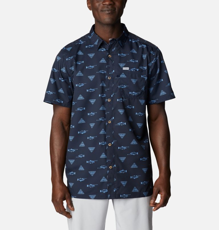 Chemise PFG Super Slack Tide Camp Homme, Color: Collegiate Navy Rivermade, image 1