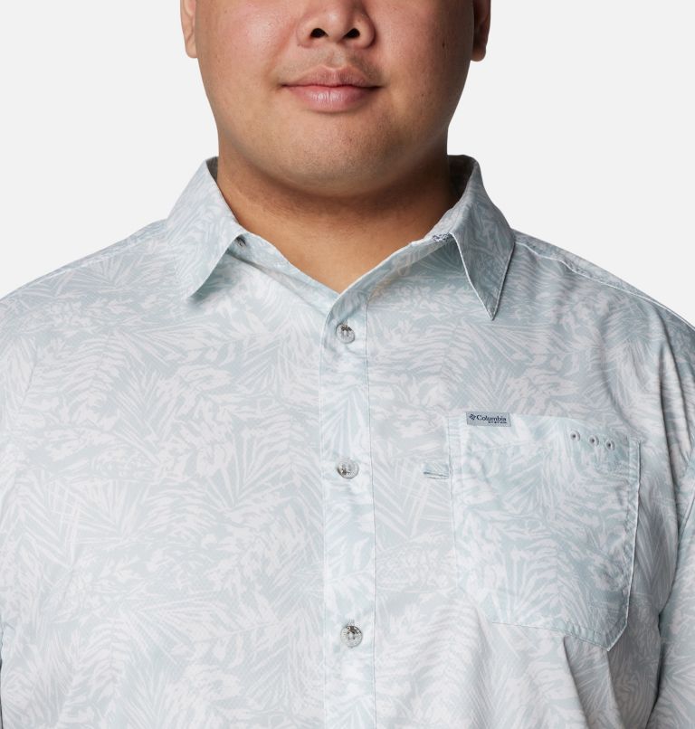 Chemise PFG Super Slack Tide Camp Homme - Tailles fortes, Color: Cool Grey Tunado Tonal, image 4