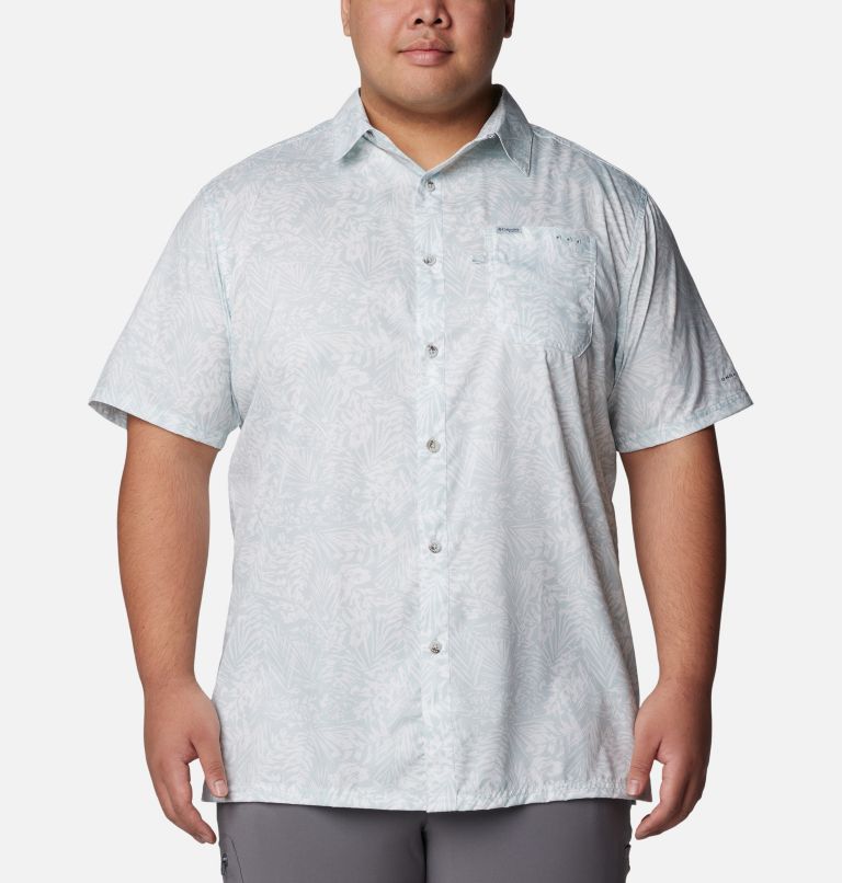 Chemise PFG Super Slack Tide Camp Homme - Tailles fortes, Color: Cool Grey Tunado Tonal, image 1
