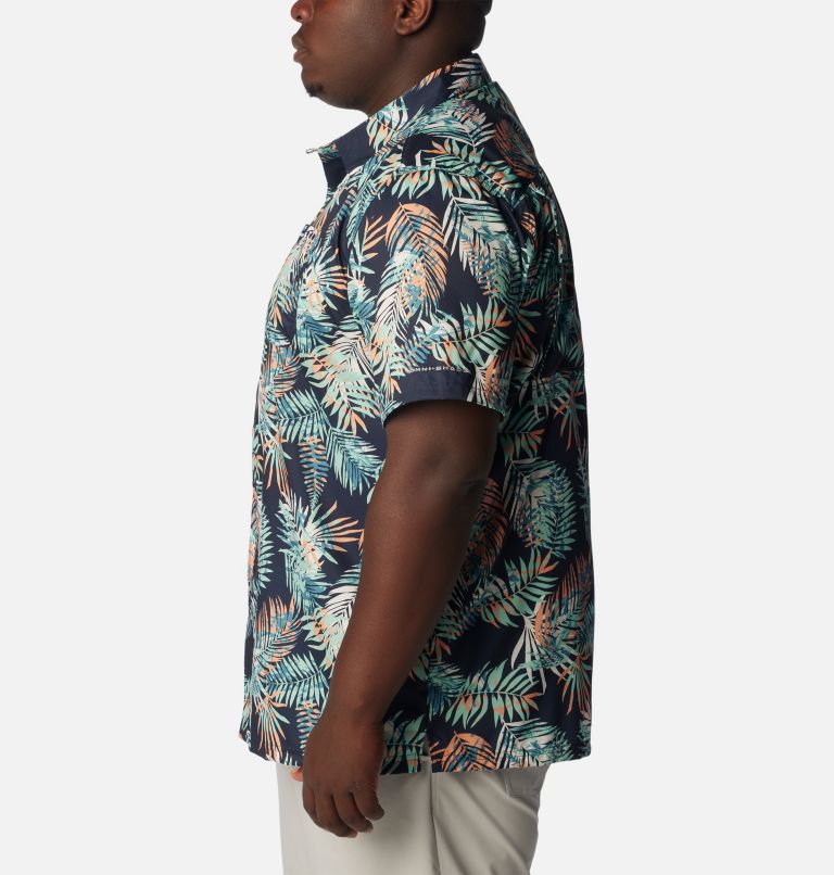 Men's PFG Super Slack Tide Camp Shirt – Big, Color: Mint Cay Tunatropic Print, image 3