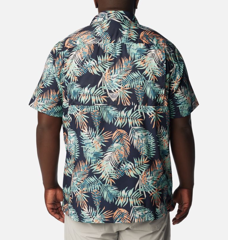 Men's PFG Super Slack Tide Camp Shirt – Big, Color: Mint Cay Tunatropic Print, image 2