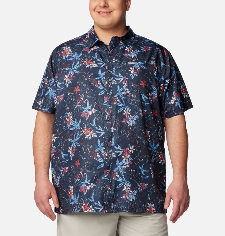Chemise PFG Super Slack Tide Camp Homme - Tailles fortes, Color: Collegiate Navy Palmeria, image 1