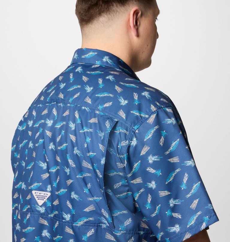 Men's PFG Super Slack Tide Camp Shirt – Big, Color: Carbon Fly Pride, image 6