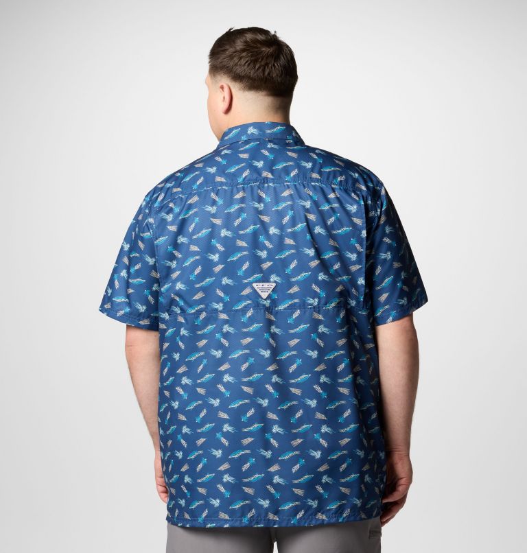 Men's PFG Super Slack Tide Camp Shirt – Big, Color: Carbon Fly Pride, image 3