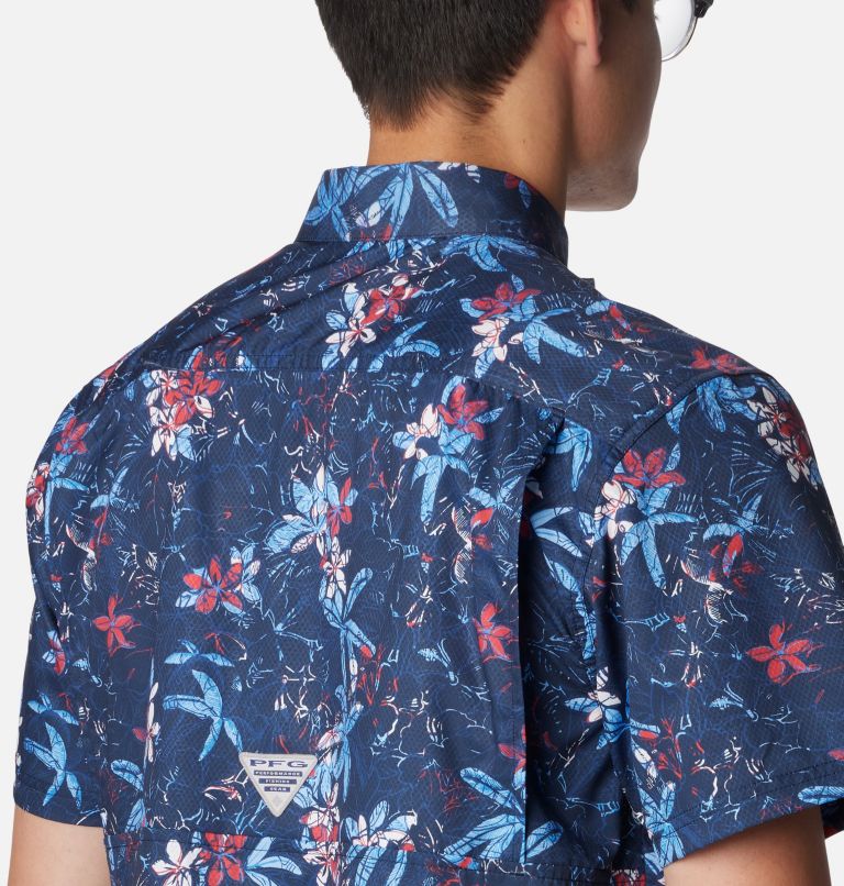 Chemise PFG Super Slack Tide Camp Homme - Grandes tailles, Color: Collegiate Navy Palmeria, image 5