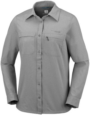 Women&rsquo;s Irico&trade; Shirt Irico&trade; Long Sleeve Shirt | 031 | L, Flint Grey Heather, front